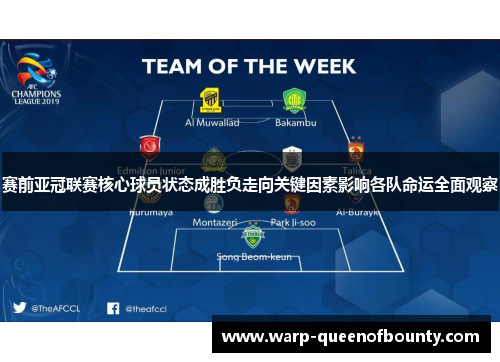赛前亚冠联赛核心球员状态成胜负走向关键因素影响各队命运全面观察
